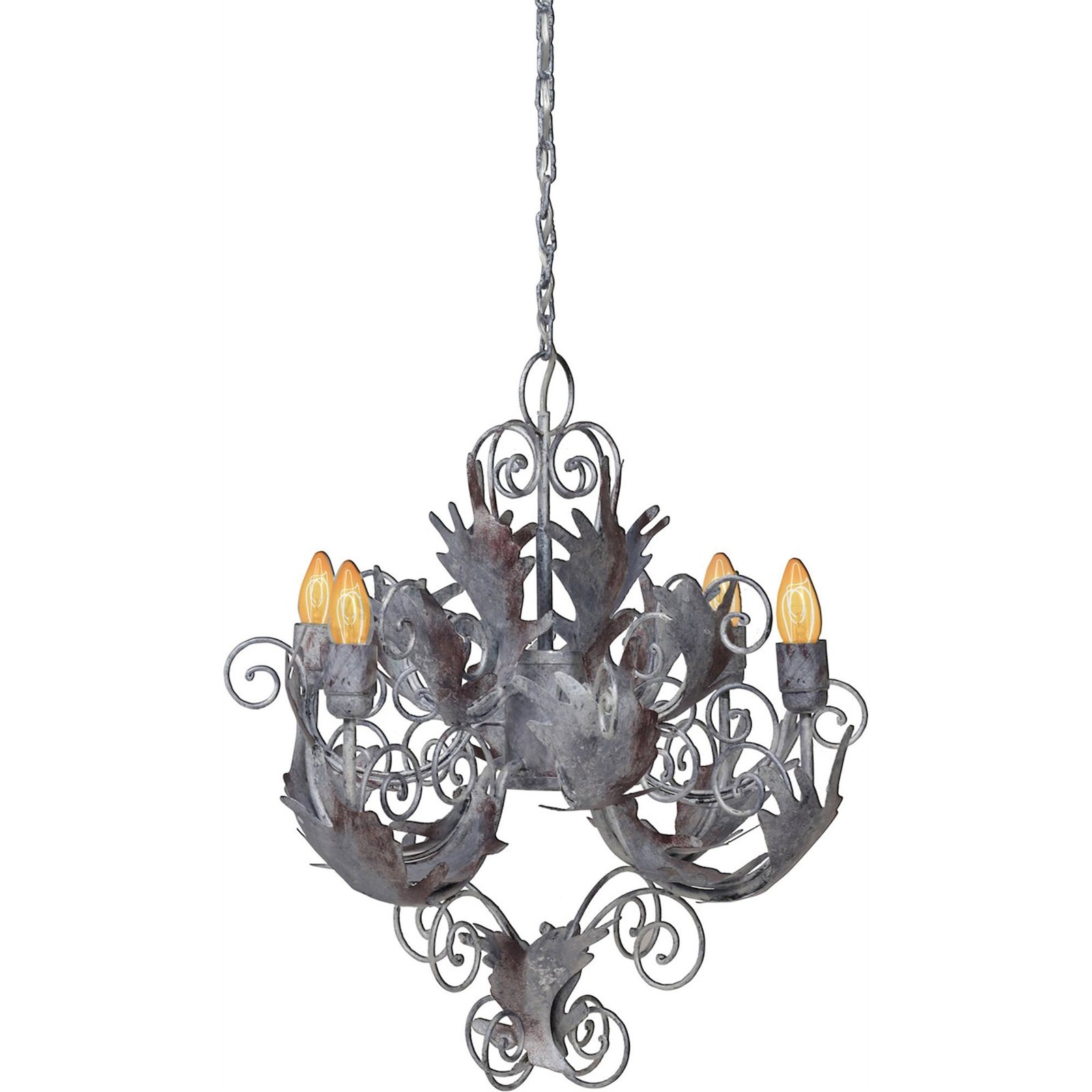 Lustre suspension en fer, Fly through small, ARTE ESPINA