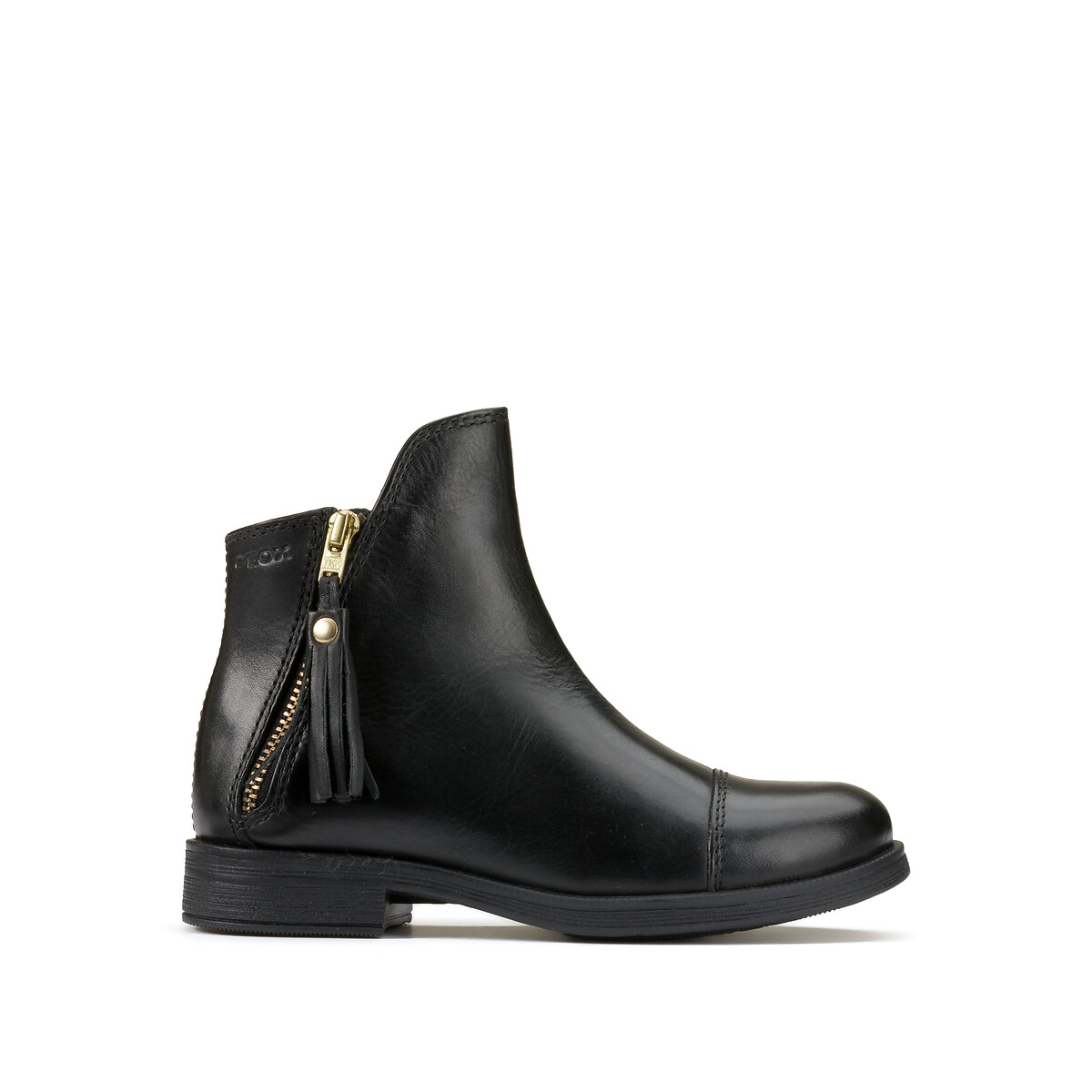 J agata c leather ankle boots, black, Geox | La Redoute