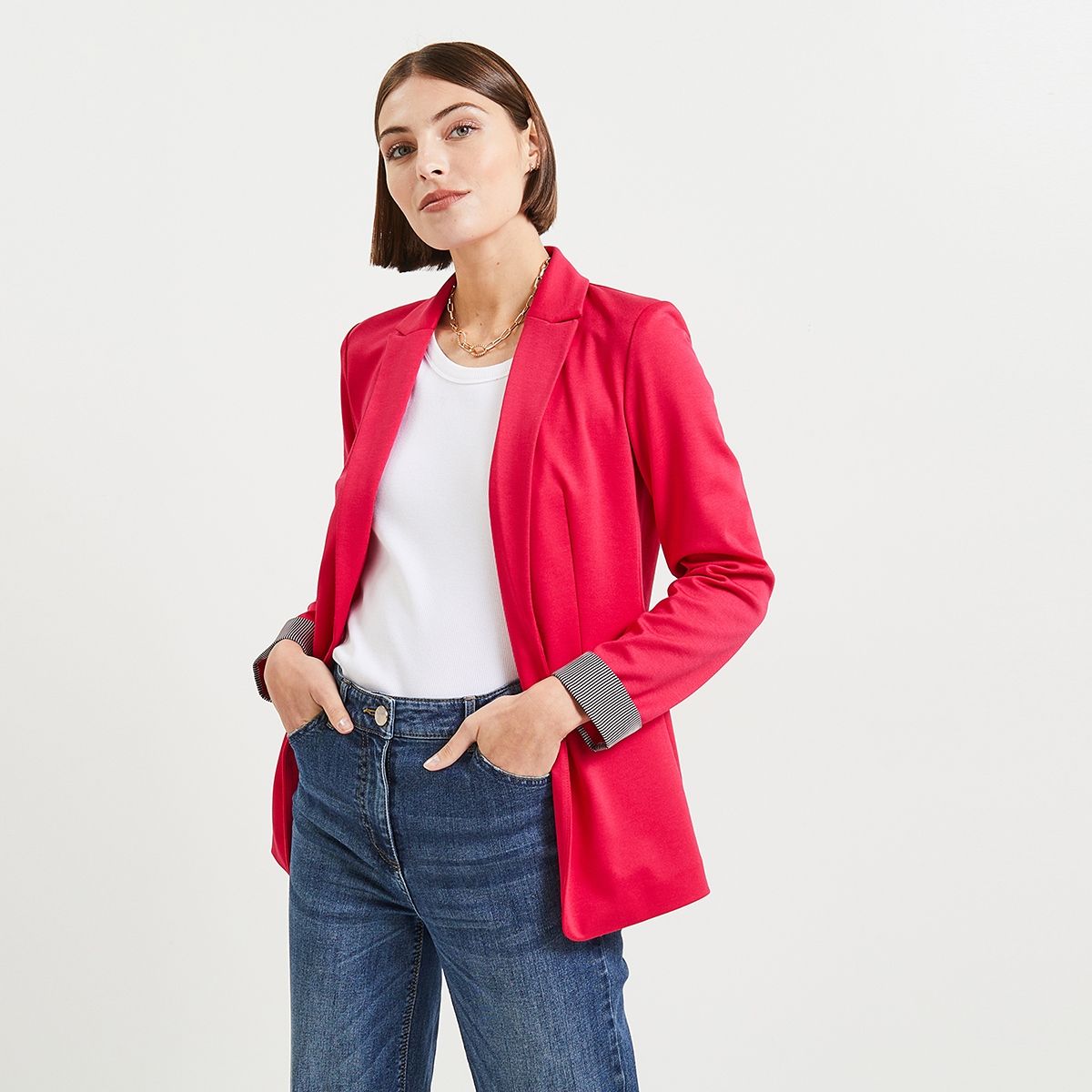 Blazer rose La Redoute