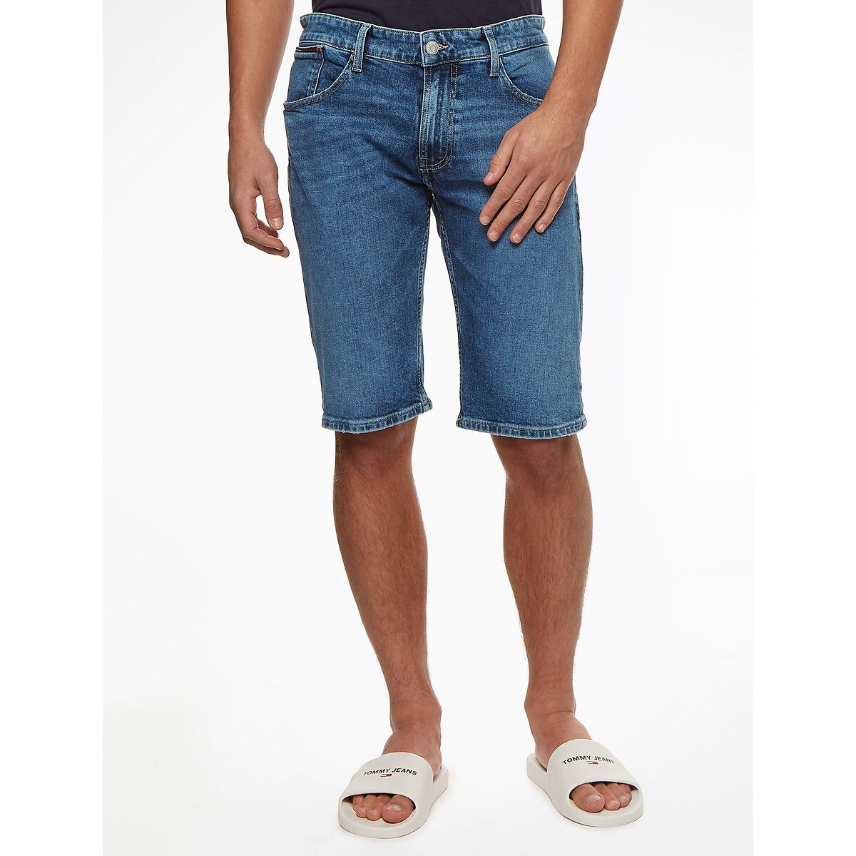 Ronnie denim straight shorts blue Tommy Jeans | La Redoute