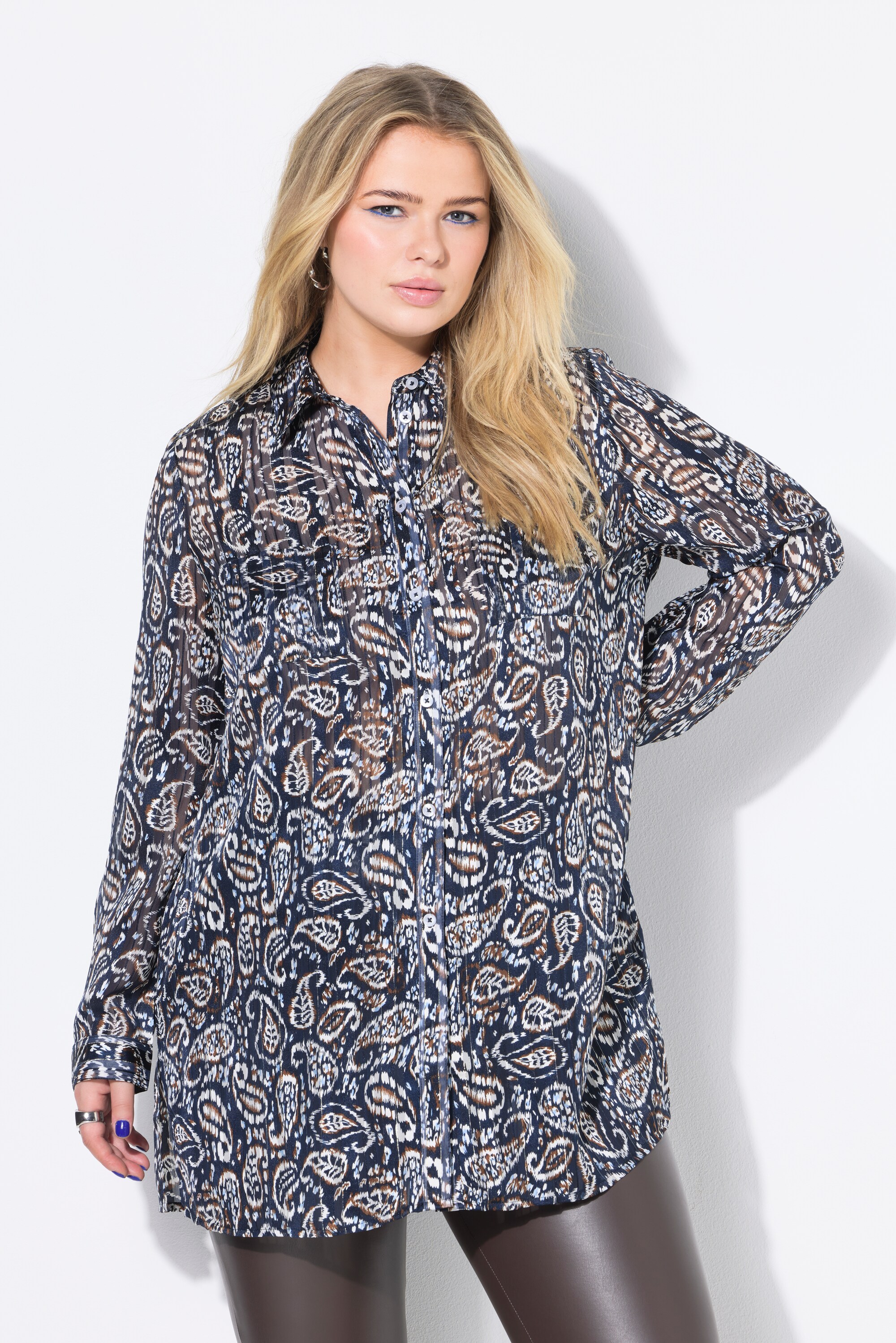 Chemisier imprimé cachemire, coupe Boxy Shape, STUDIO UNTOLD
