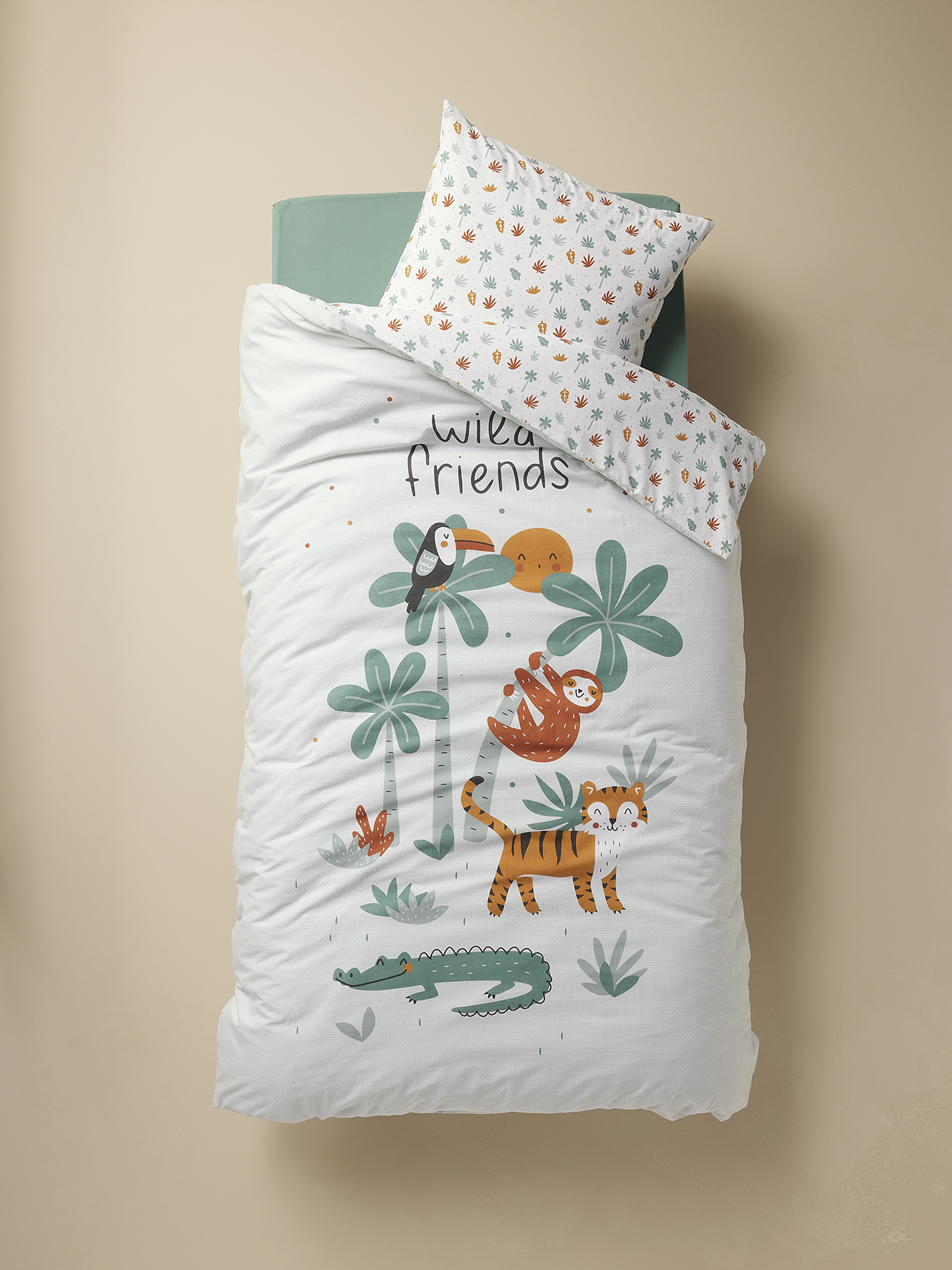 Parure Magicouette ANIMAUX avec coton recyclé, VERTBAUDET