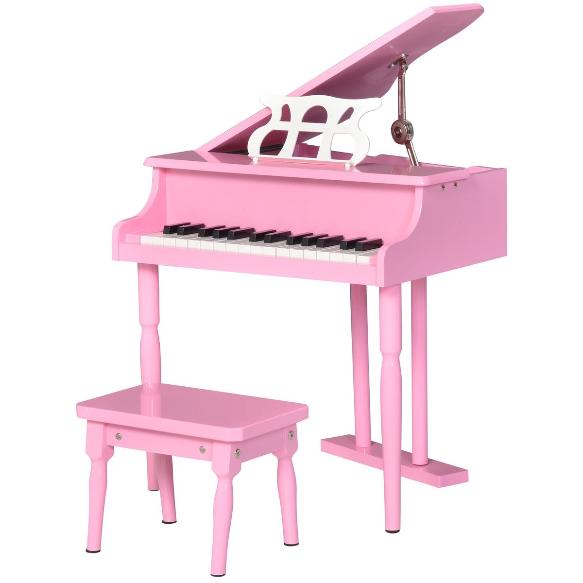 Enfant Instrument De Musique Mini Piano rouge 18 touches Premium en bois jouet pour enfants 