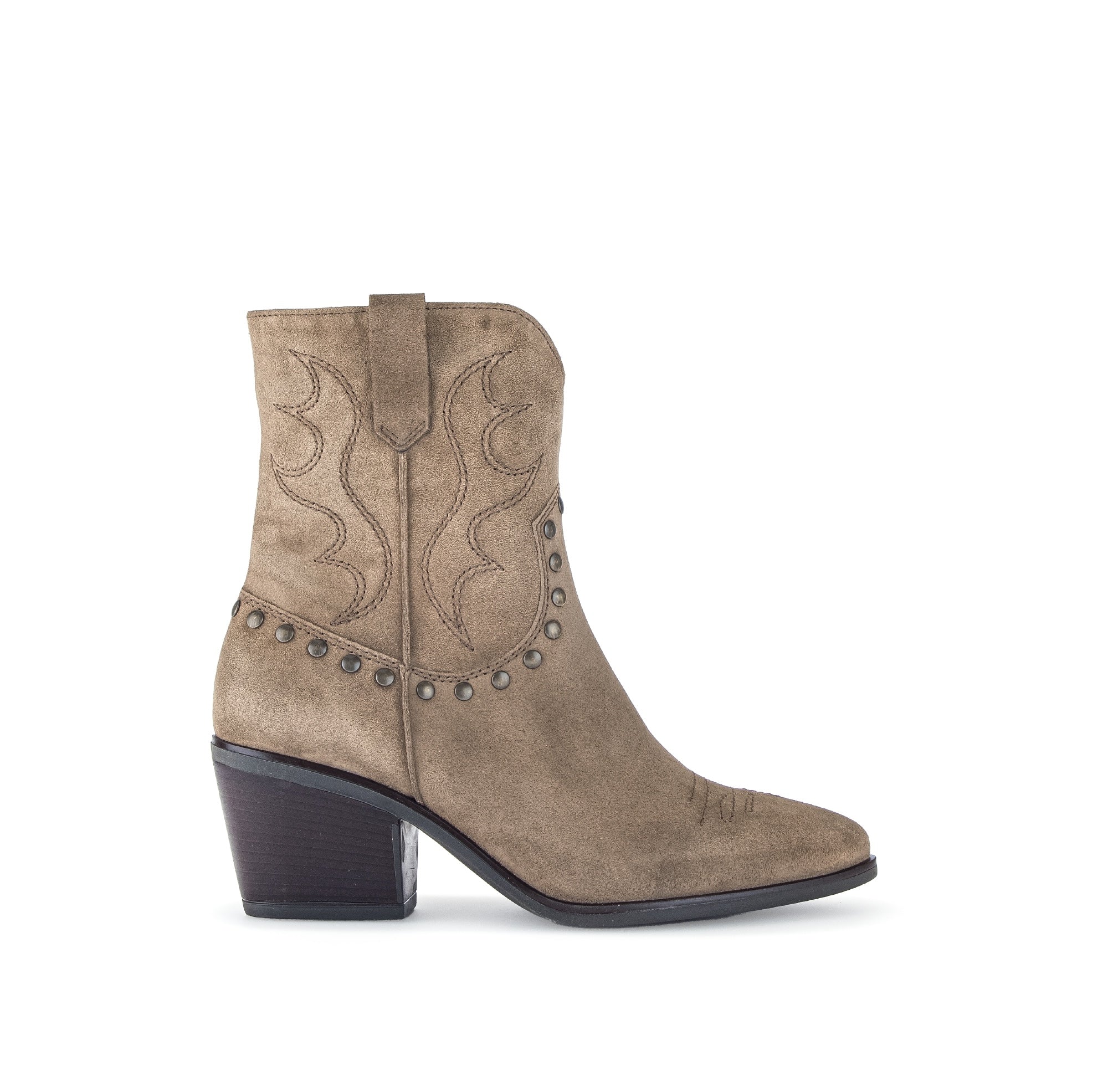 Bottines en cuir à talon décroché, GABOR