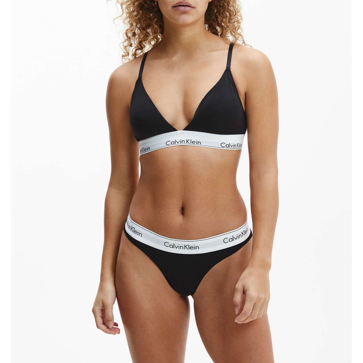 String sigl modern cotton Calvin Klein Underwear La Redoute