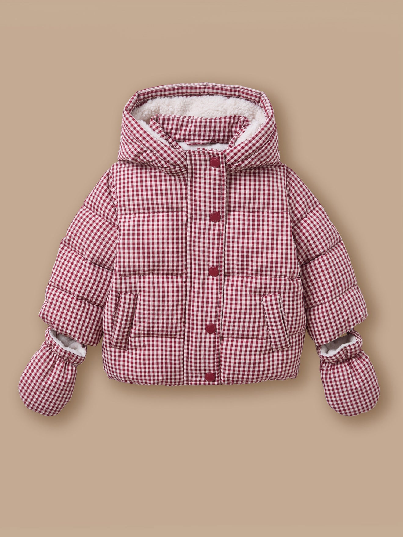 Doudoune motif vichy, CYRILLUS