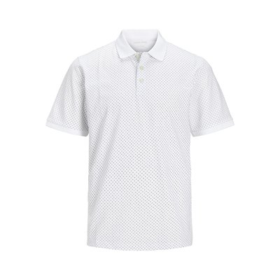 Printed Polo Shirt in Cotton Mix JACK & JONES