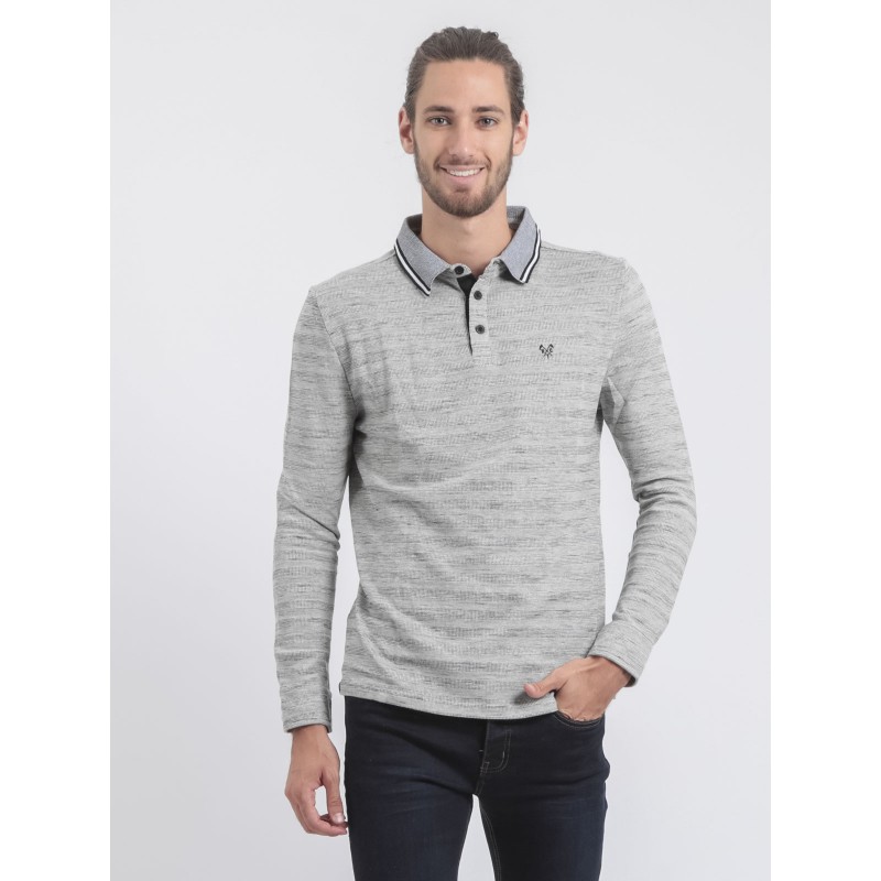 Polo Manches Longues Pur Coton Plamoto, RITCHIE