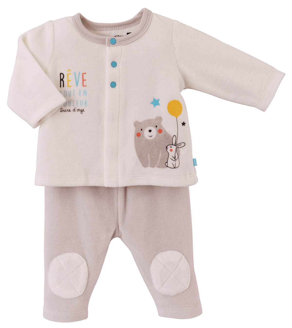 Cardigan et pantalon clemon, SUCRE D'ORGE