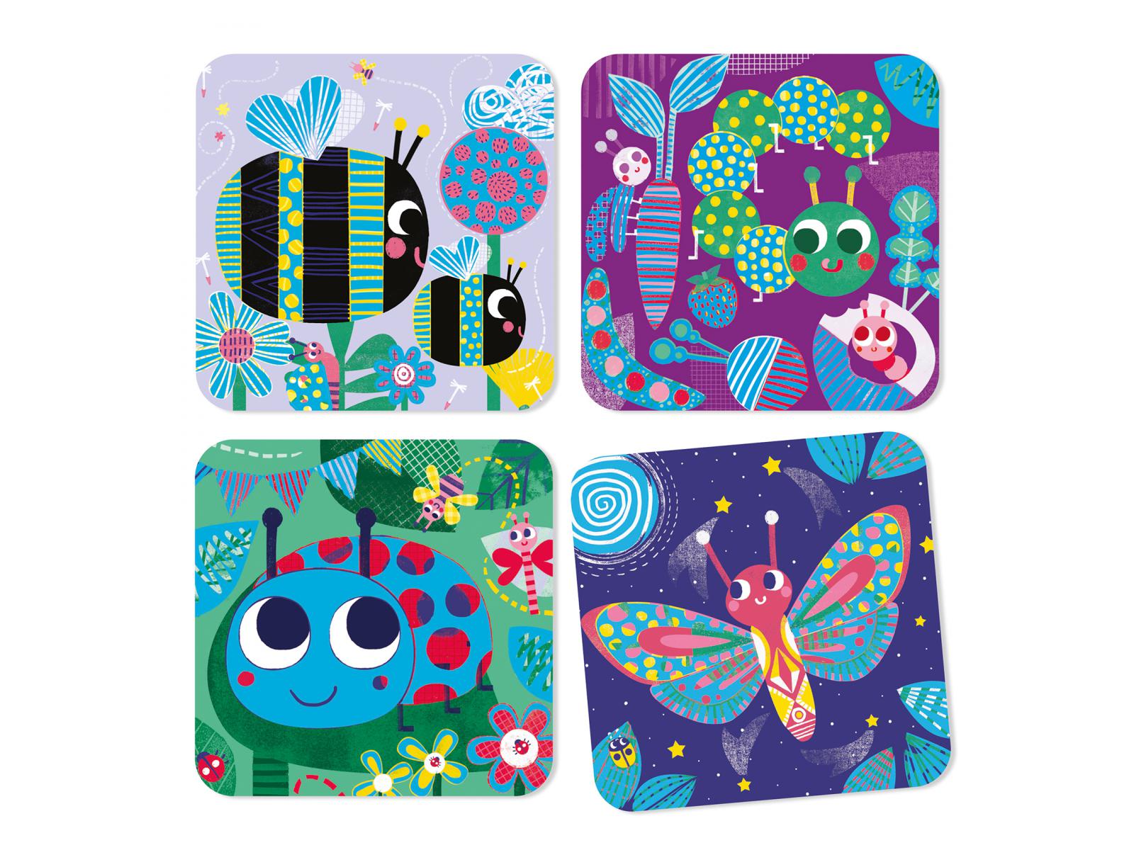 Cartes à gratter pour les petits - Toutes petites bêtes, DJECO