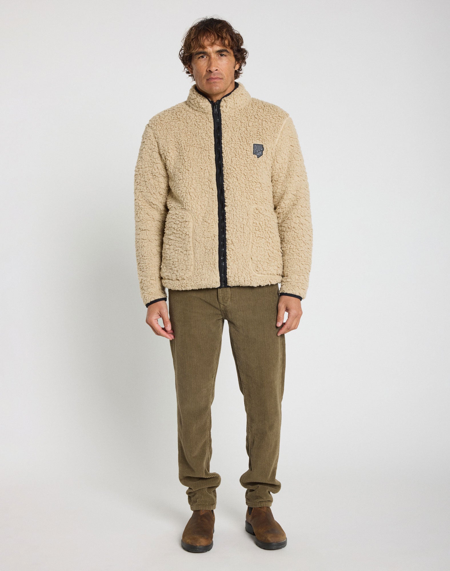 PANTALON REGULAR VELOURS OTTER, PULLIN