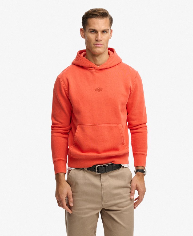 Sweat à capuche Micro Logo Coupe Décontractée, SUPERDRY