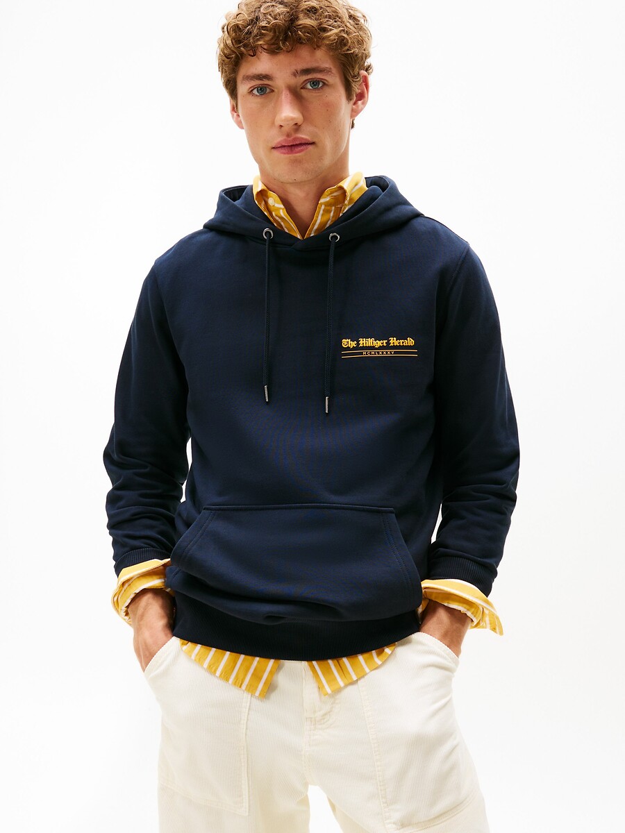 Sweat à capuche graphique Herald, TOMMY HILFIGER
