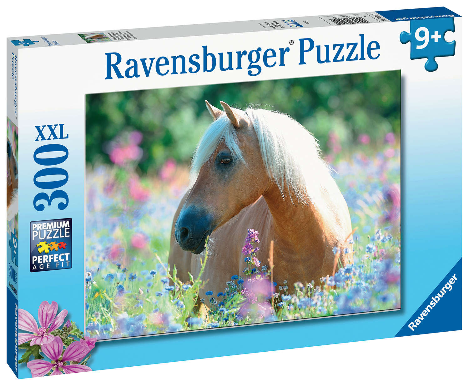 Puzzle 300 pièces XXL - Cheval dans la prairie, RAVENSBURGER