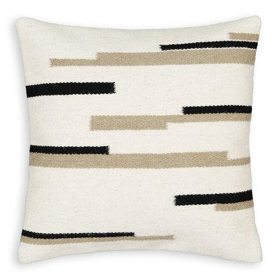 Nelio Striped Wool Blend Square Cushion Cover LA REDOUTE INTERIEURS