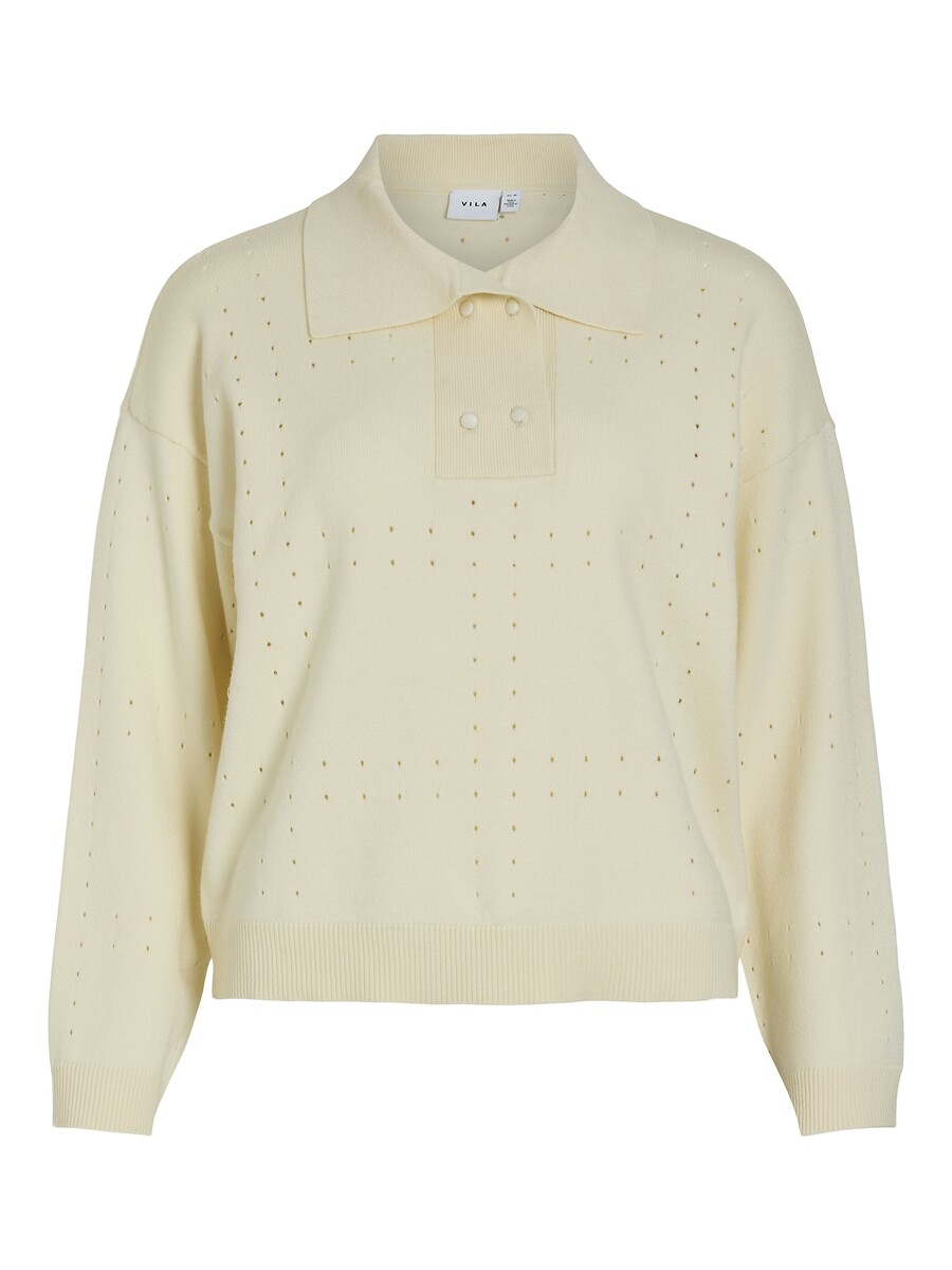 Trui in fijn tricot, polokraag, VILA
