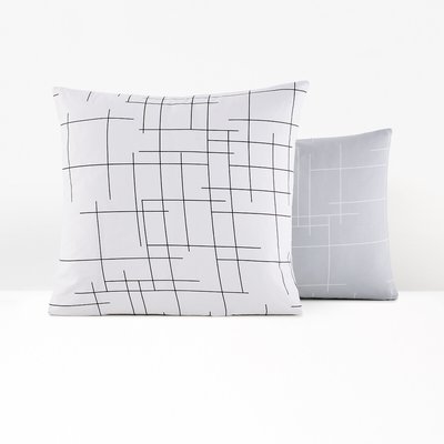 Charline Graphic 100% Cotton Pillowcase LA REDOUTE INTERIEURS