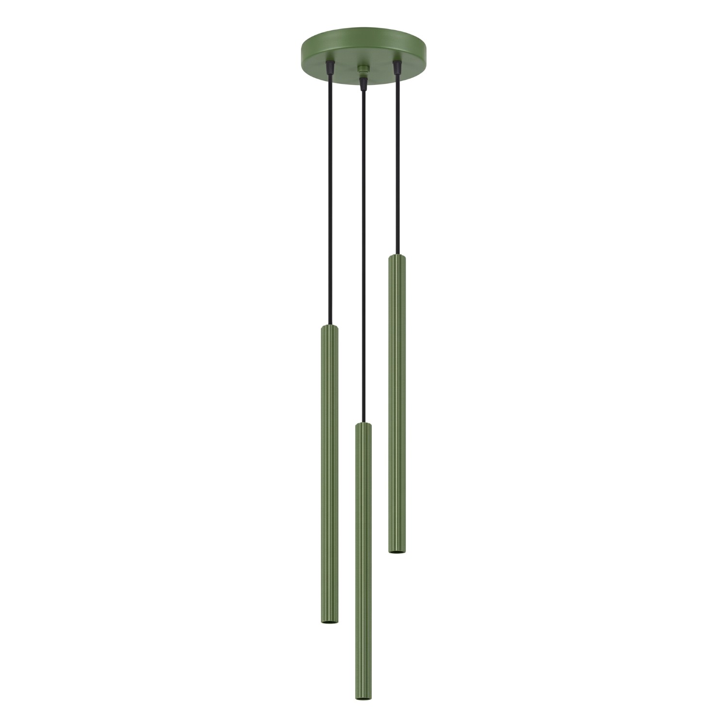 Suspension Acier Vert Olive G9 3 Arche, EDEN