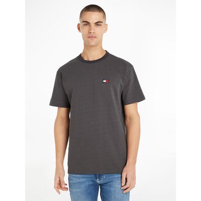 Embroidered Badge Logo T-Shirt in Cotton and Regular Fit TOMMY JEANS