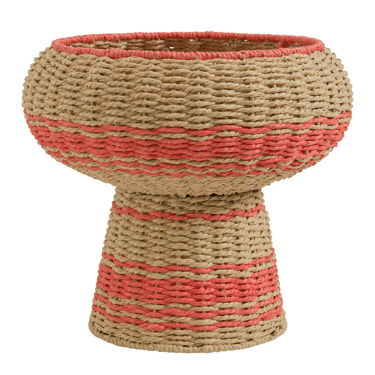 Coupe décorative HOKA corde de papier, BLANC D’IVOIRE