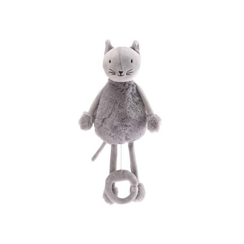 Peluche Boîte à musique - Oscar le Chat, PIOUPIOU ET MERVEILLES