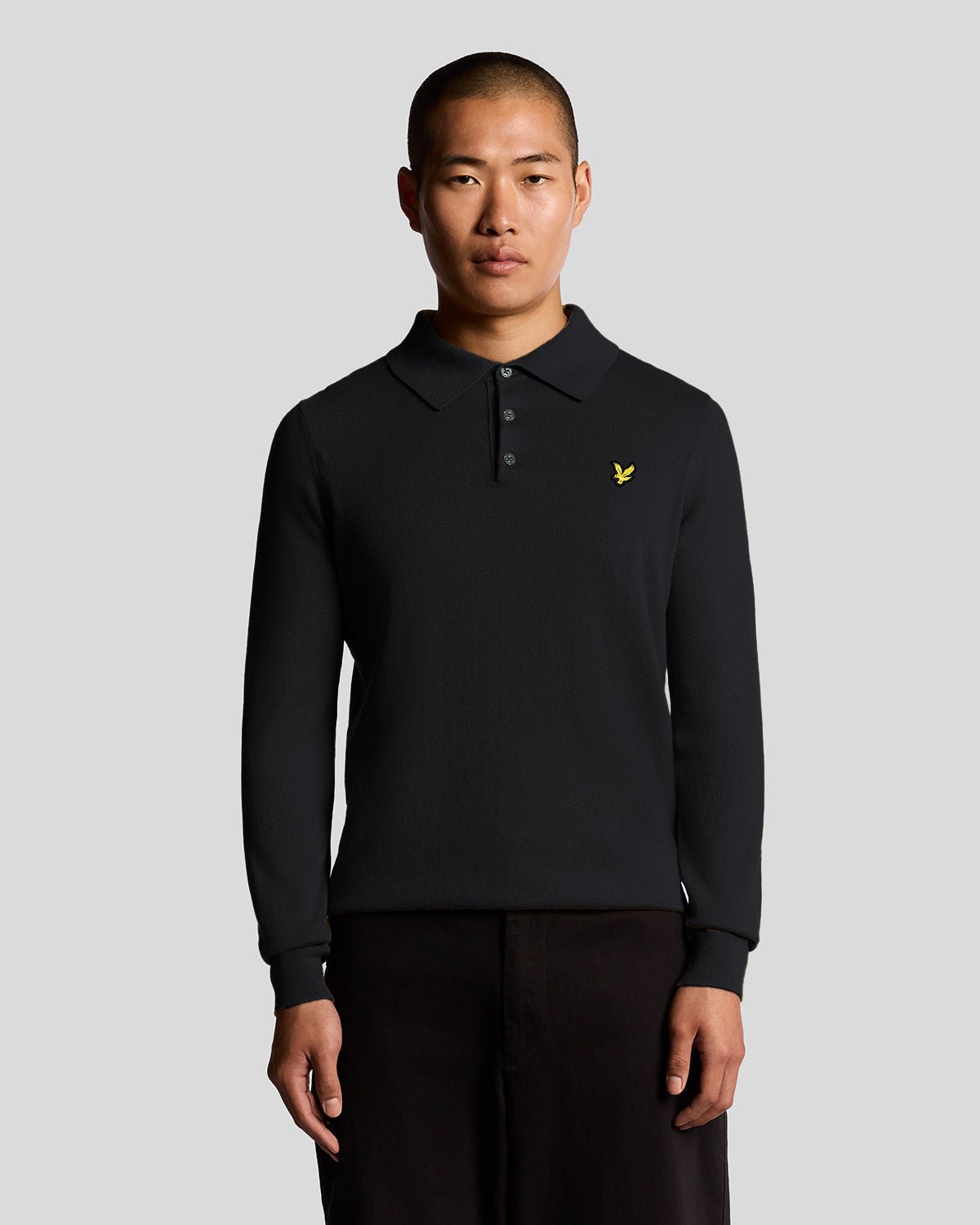 Polo mérinos manches longues, LYLE & SCOTT
