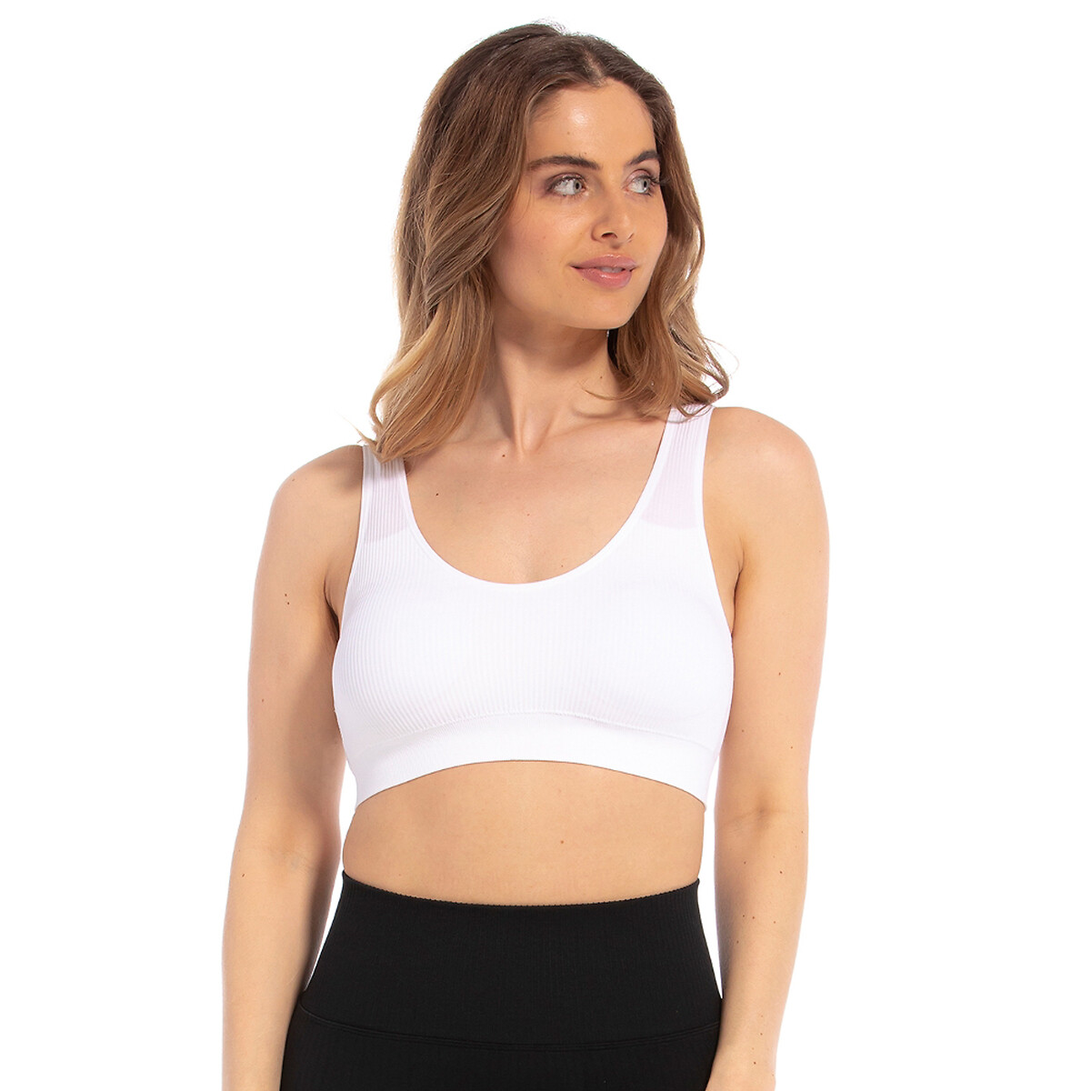 Image of Ribbed Seamless Bralette