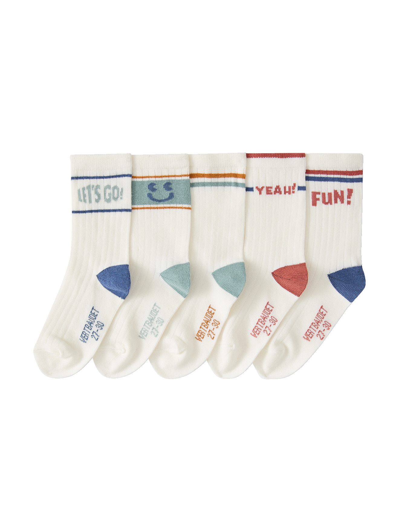 Lot de 5 chaussettes, VERTBAUDET