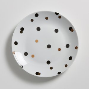 Set of 4 Kubler Spotted Porcelain Dessert Plates LA REDOUTE INTERIEURS image
