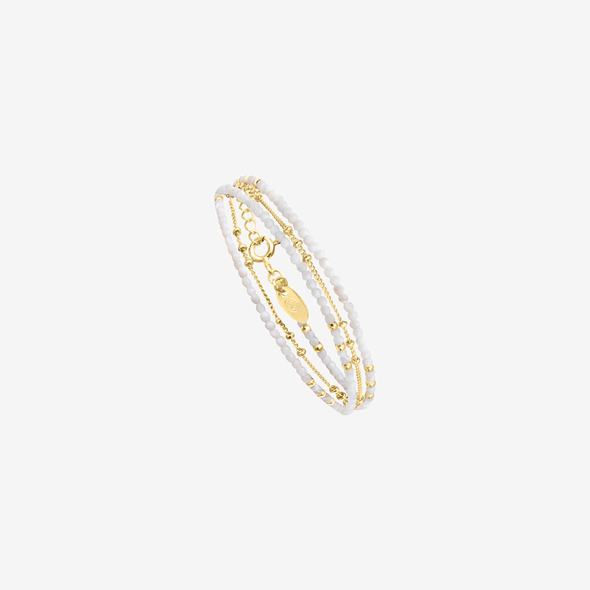 Bracelet 3 tours doré - shani, CAROLINE NAJMAN