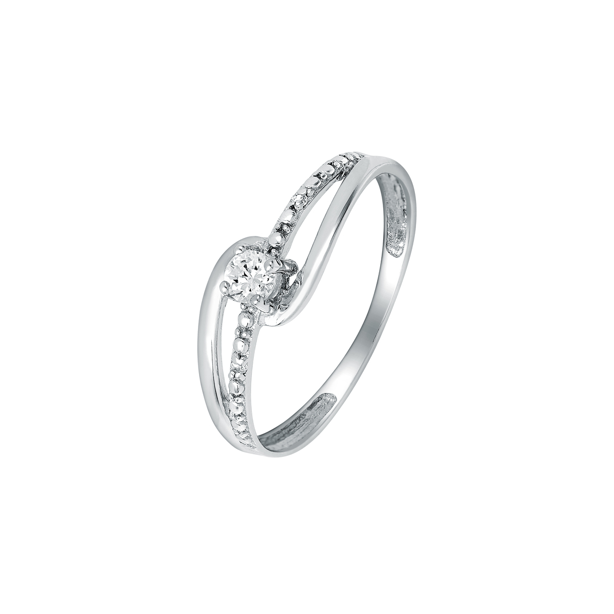 Bague en or blanc 375 OXYDE, BLUESPIRIT