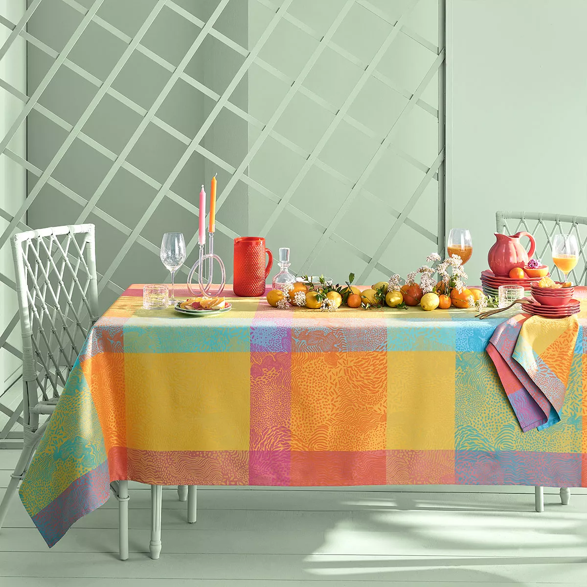 Nappe pur coton MILLE VAGUES, GARNIER THIEBAUT