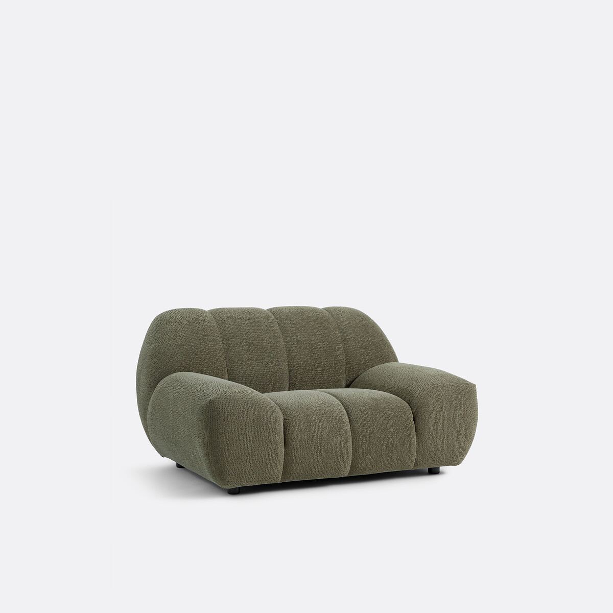 Sillón XL, tela con relieve, Nuria, LA REDOUTE INTERIEURS