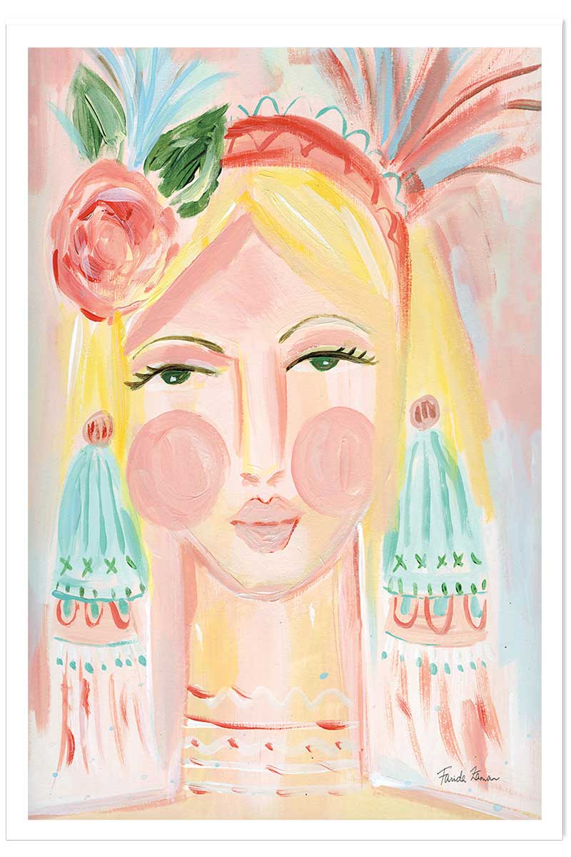 Affiche enfant visage, HEXOA
