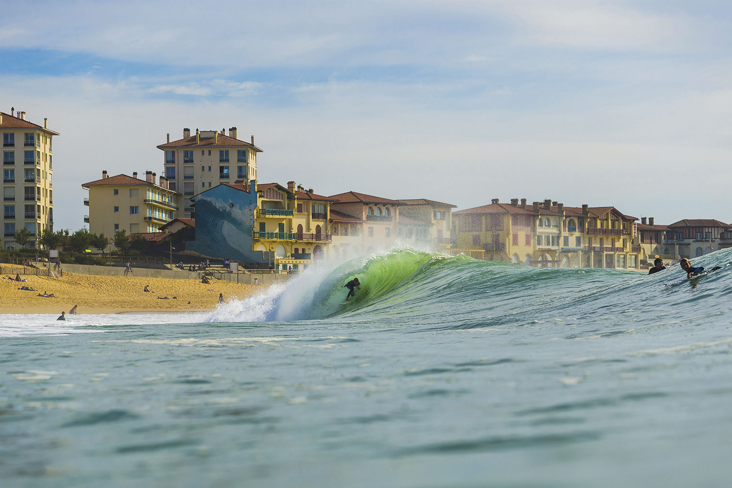 Tableau tube sur la centrale hossegor beach, HEXOA
