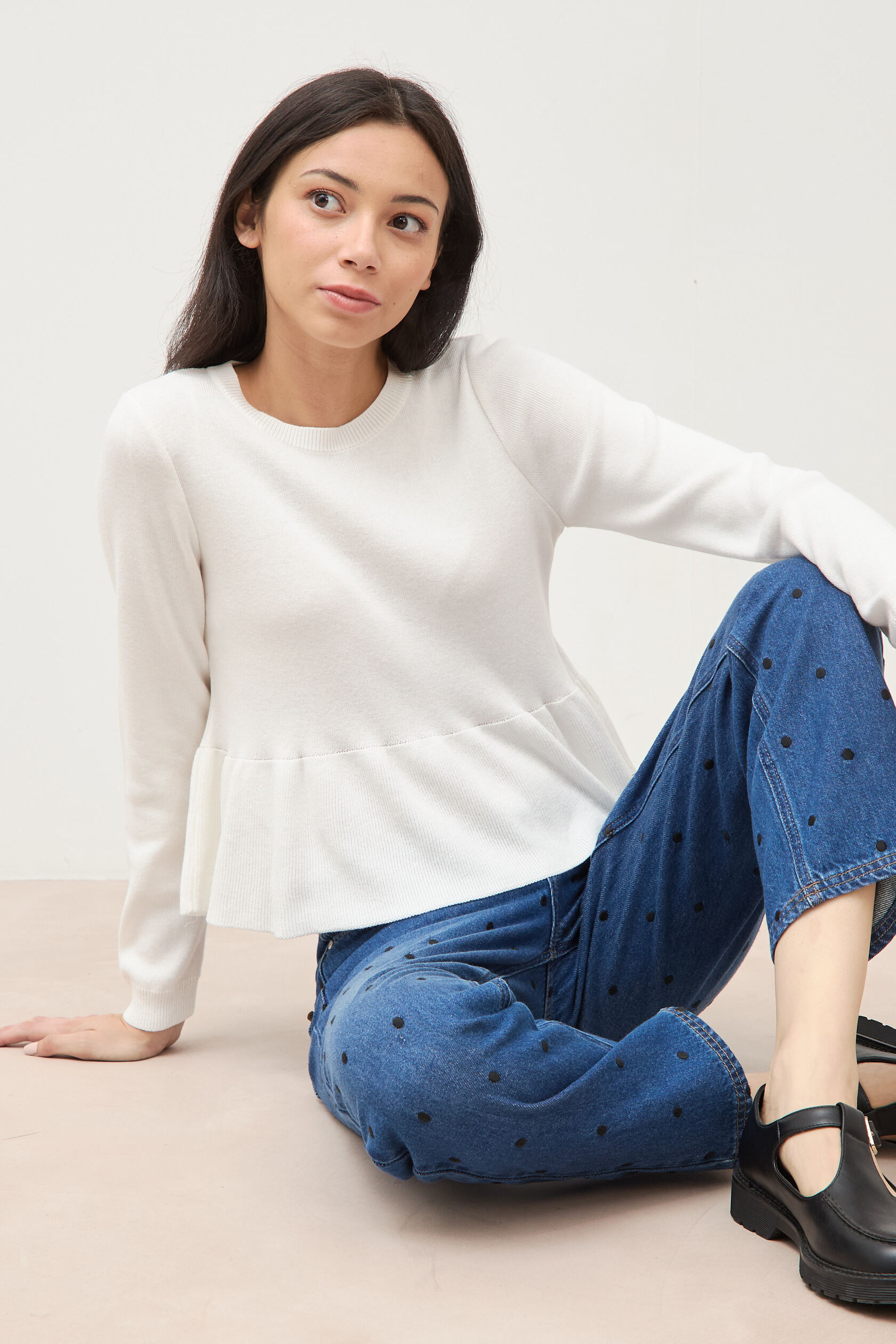 Pull col rond manches longues, BONOBO