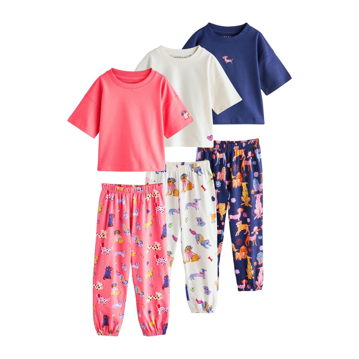 Pyjama style jogging, lot de 3, NEXT