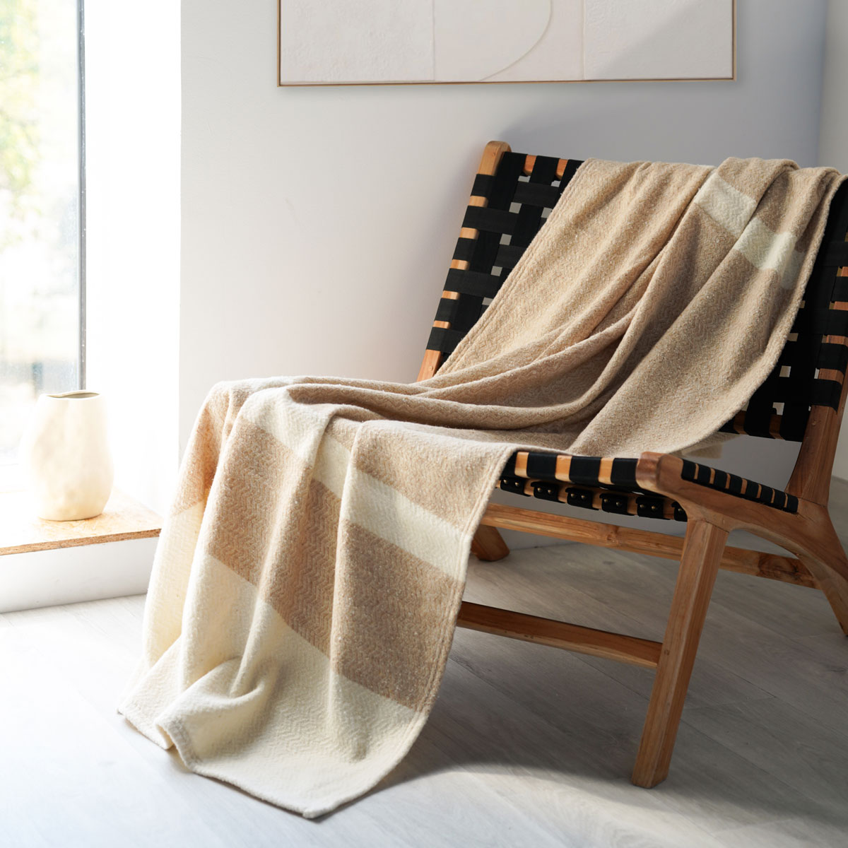 Plaid Lima Chanvre naturel, DODO