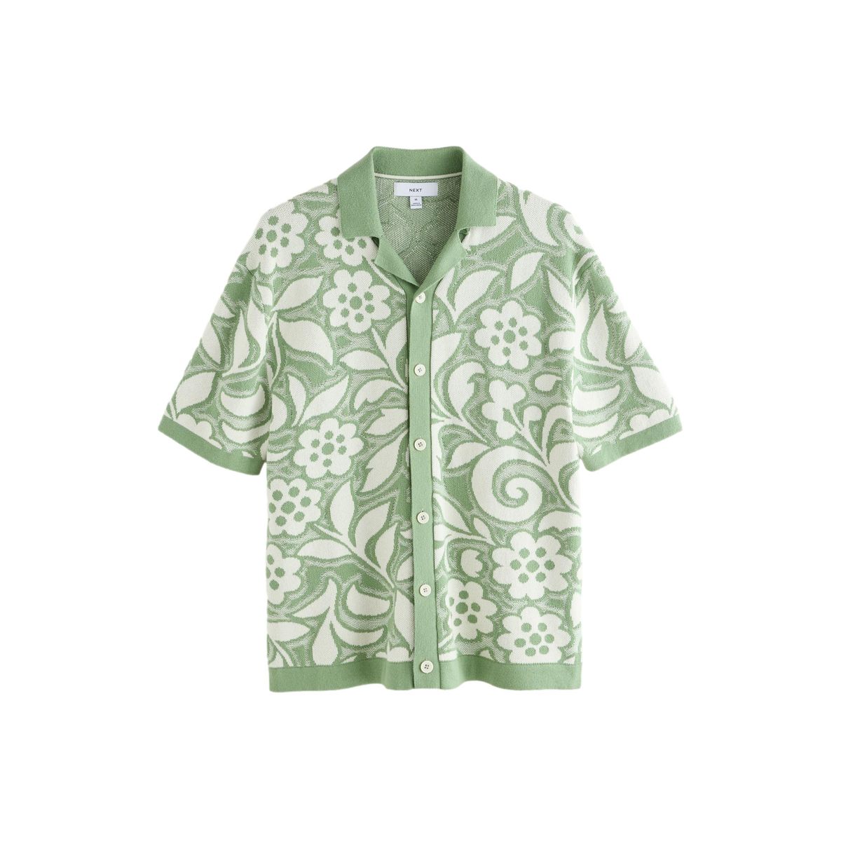 Chemise standard en maille de coton à fleurs, NEXT