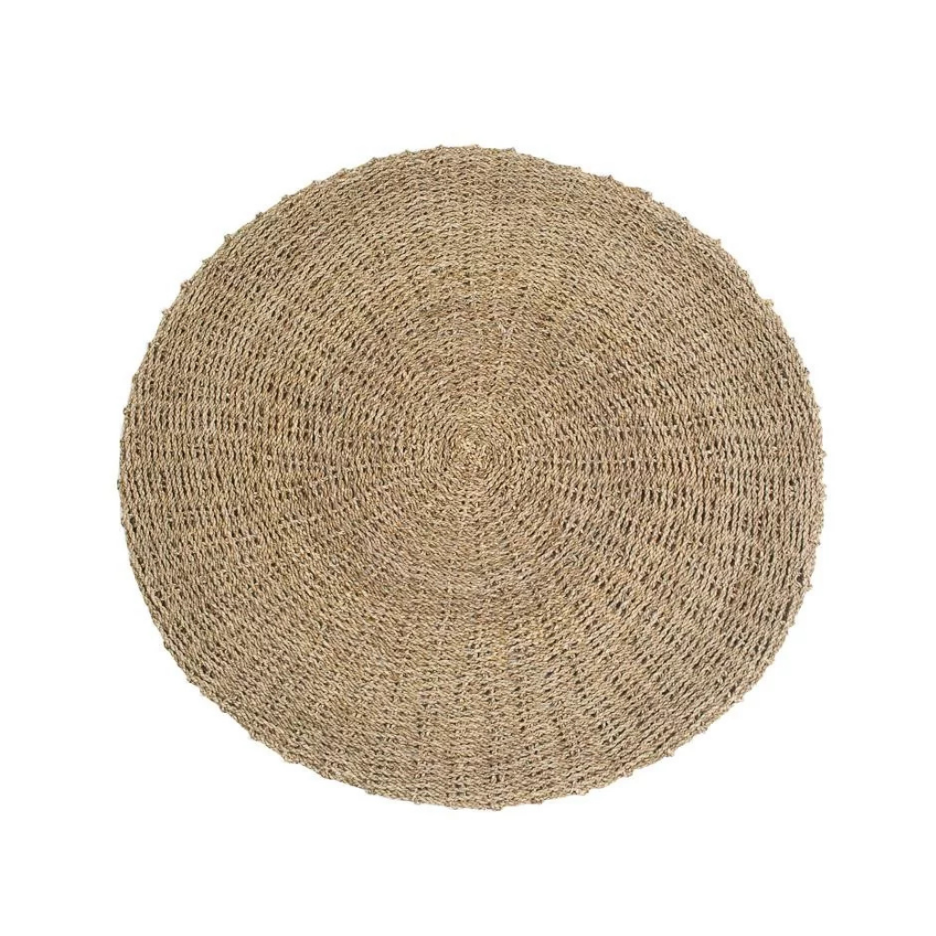 Tapis rond en jonc de mer, HYDILE