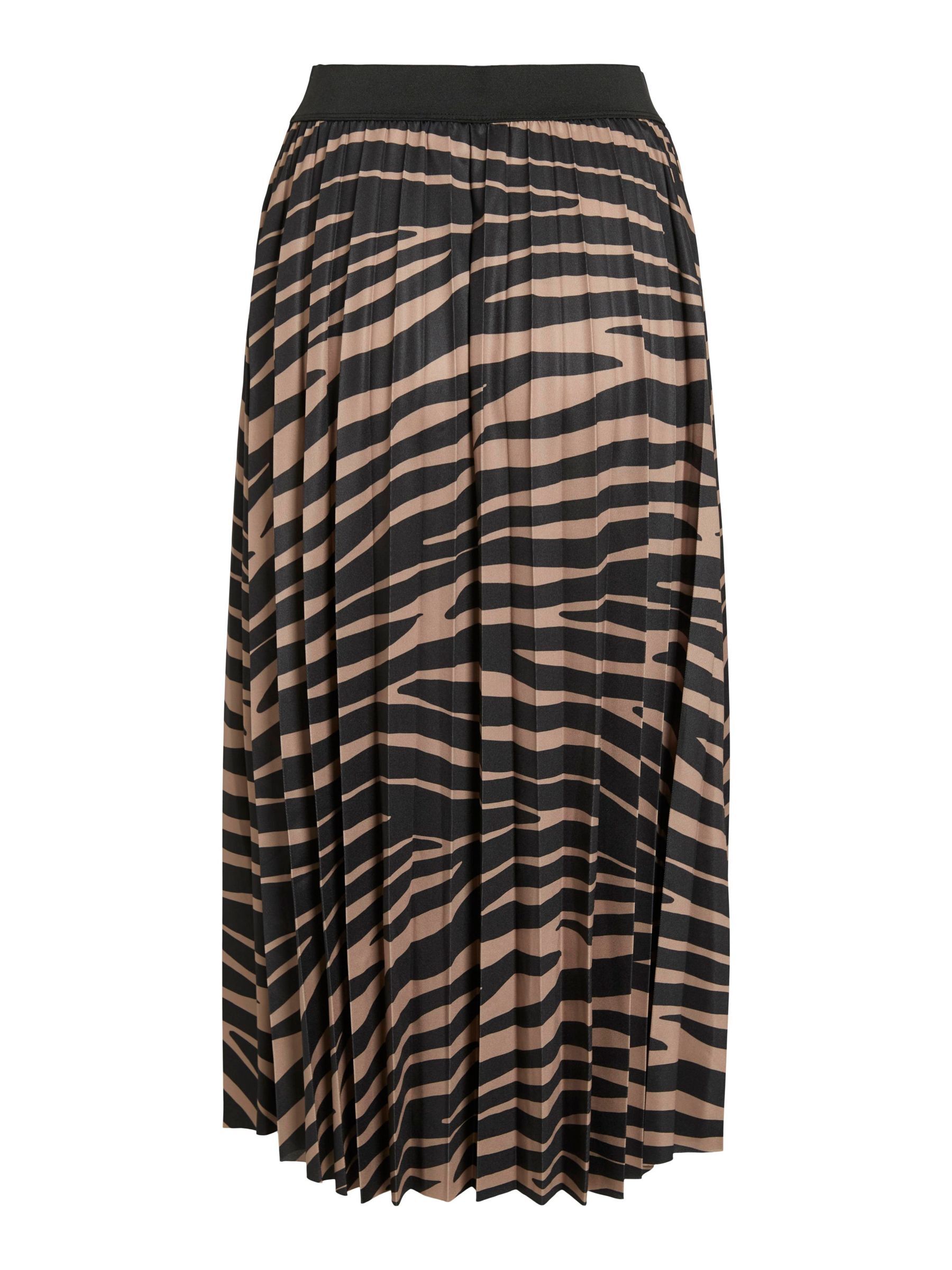 Jupe Midi Plissée VILA VINITBAN - Polyester Recyclé - Taille Élastique