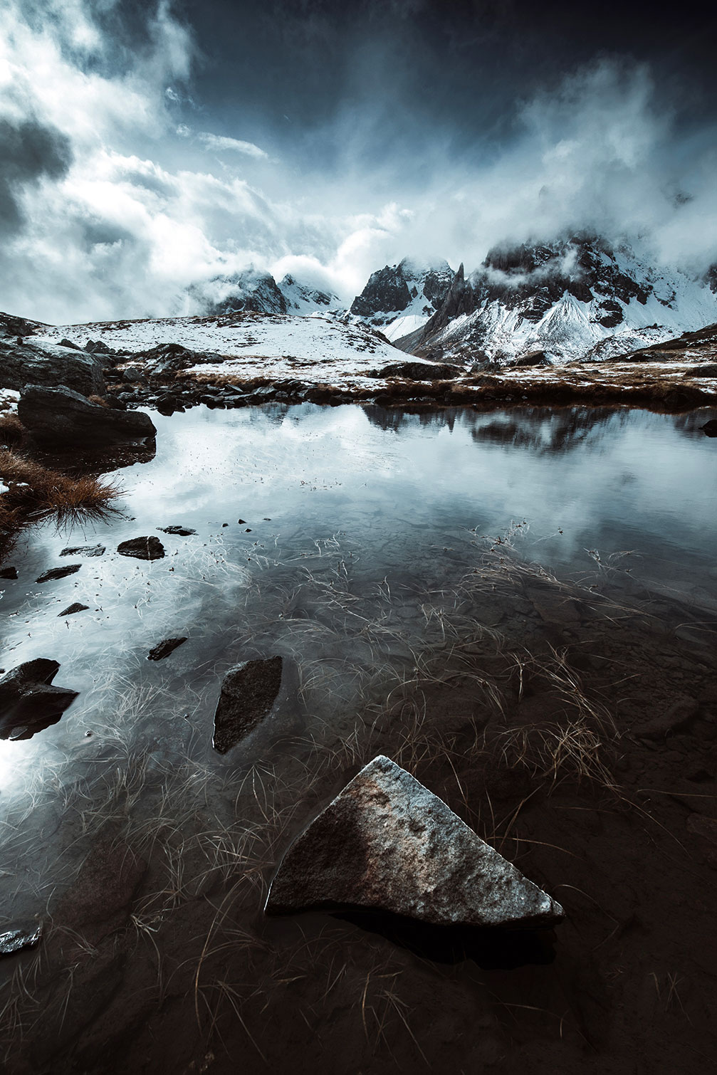 Tableau face aux alpes, HEXOA