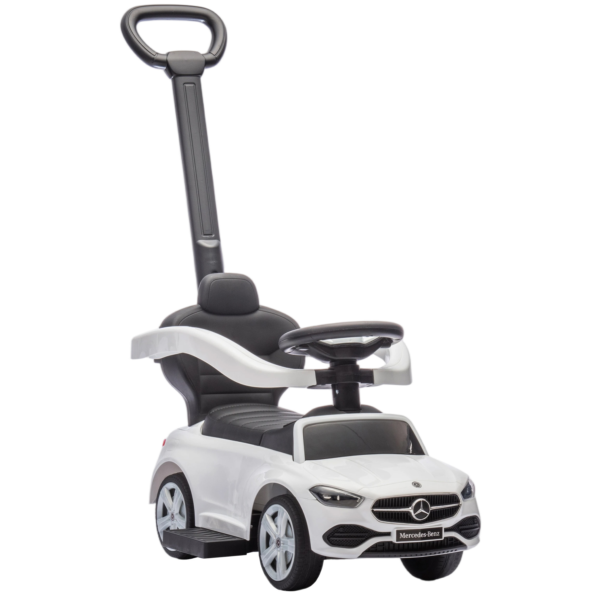 Voiture à glisser pour enfants PP Blanc, AIYAPLAY