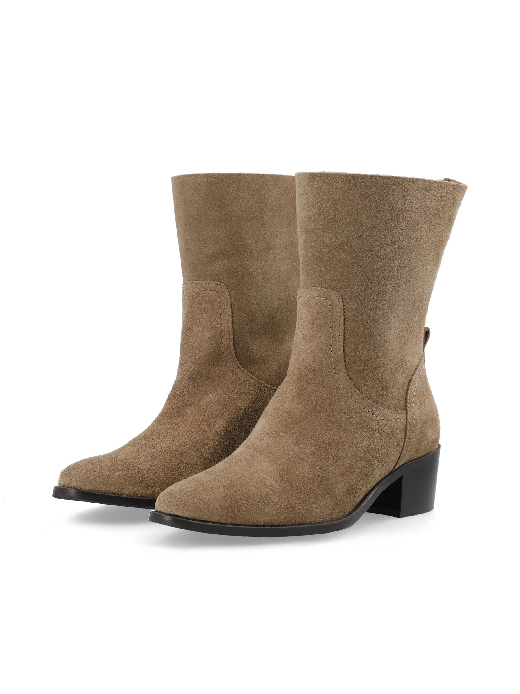 Bottes En Cuir, BIANCO