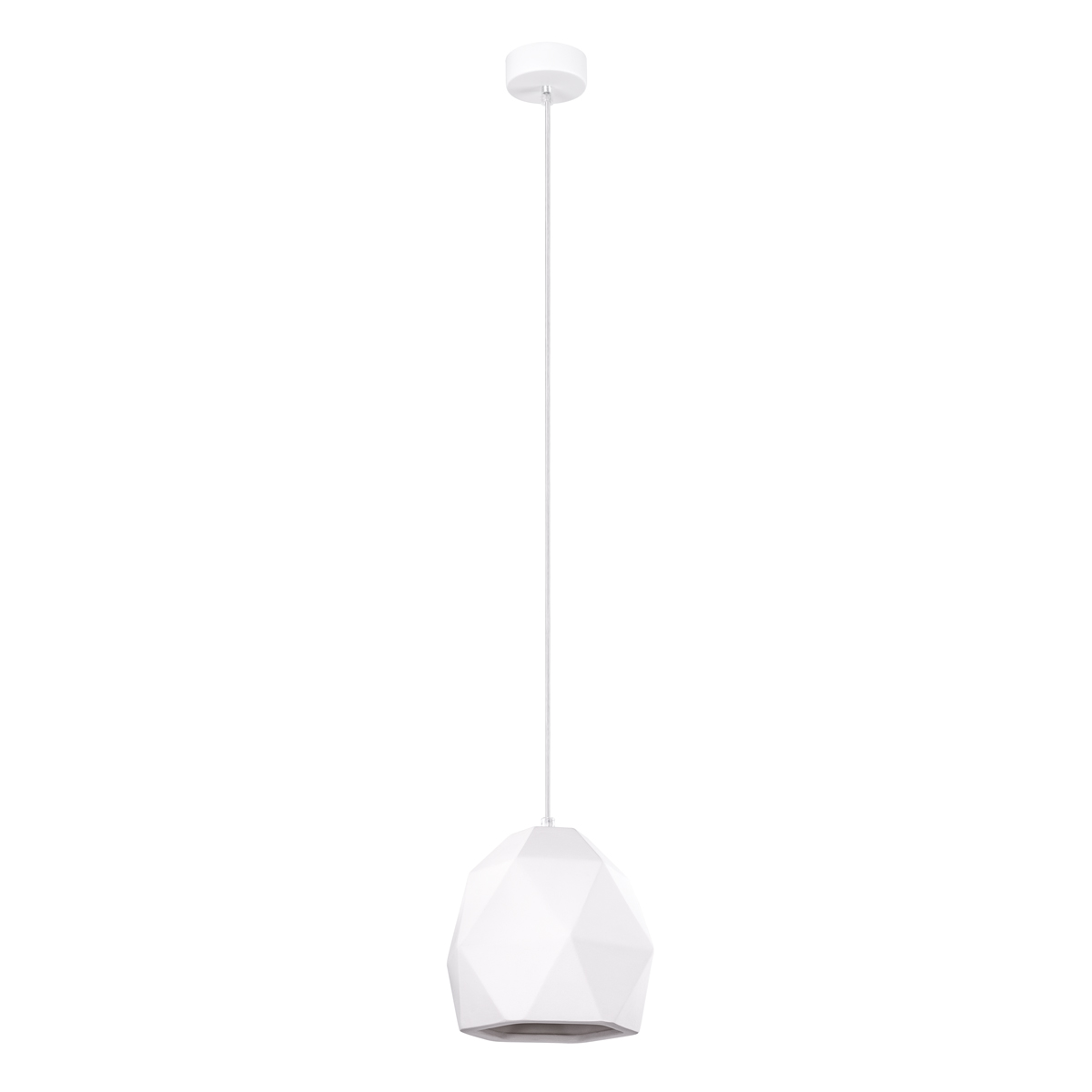 Suspension Céramique Blanc E27 1 Mint, EDEN