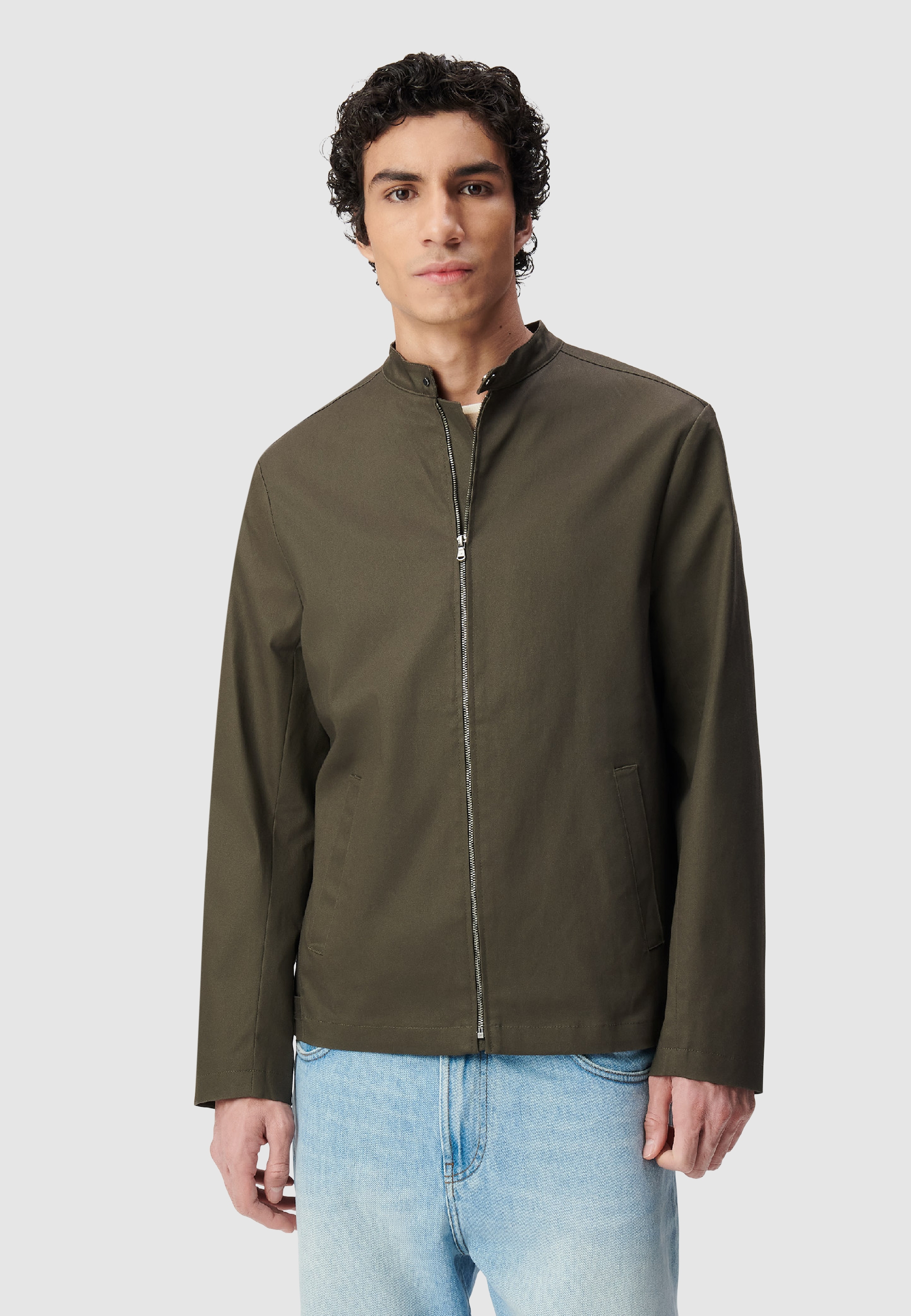Veste en toile col pressionné, IKKS