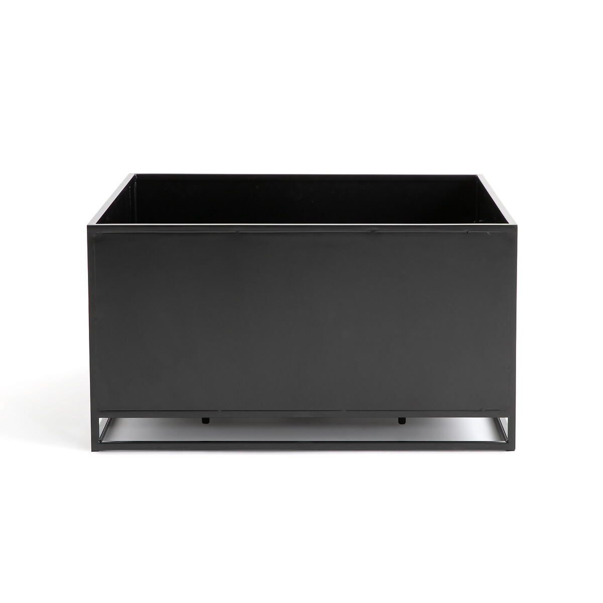 Product photograph of Consuela Square Metal Garden Planter from La Redoute UK