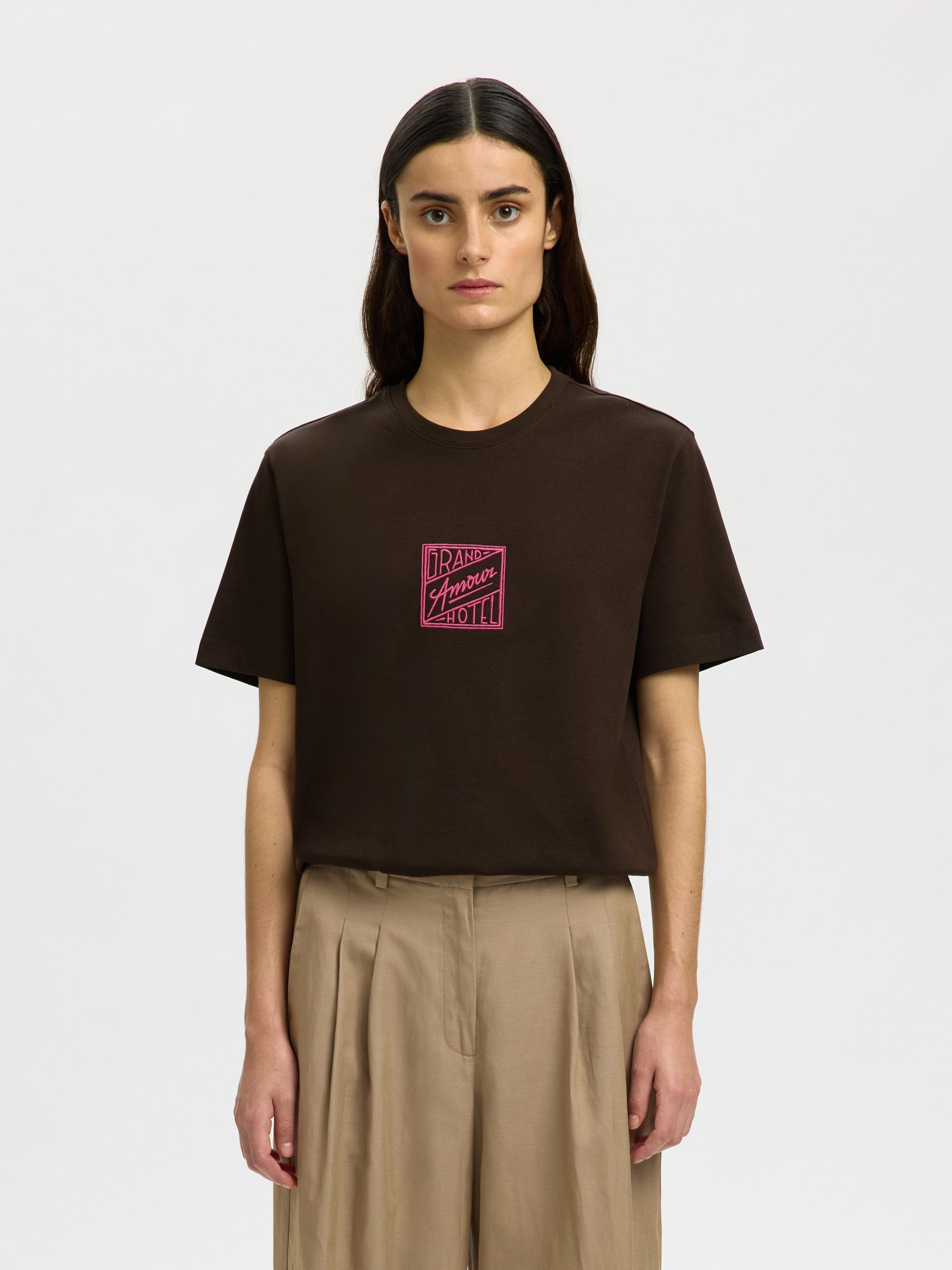 T-shirt Femme UP 2 FASHION – Coupe Décontractée, Violet, Taille L (FR44/US12/UK16/EUR42), Occasion