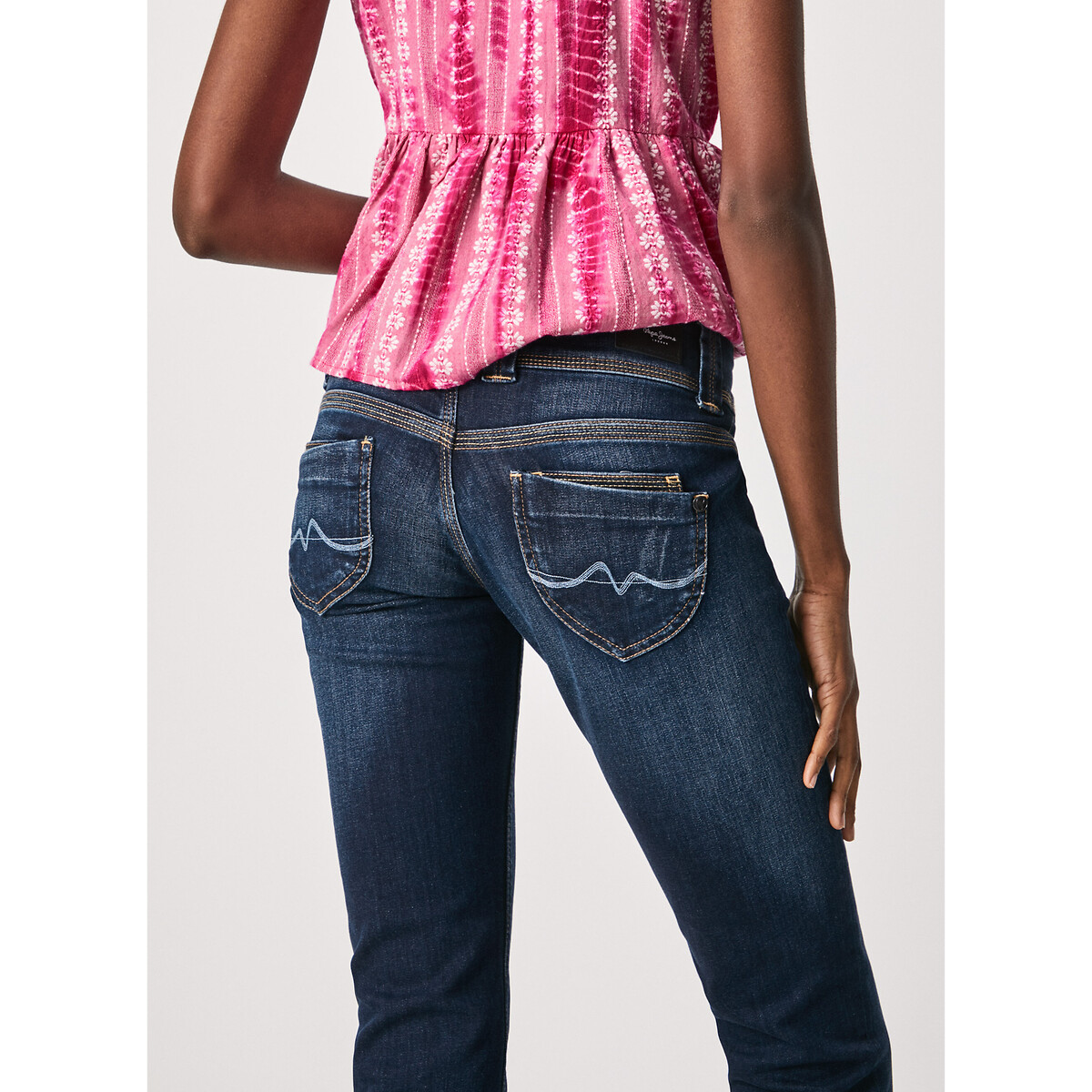 Redoute low | La rise Pepe Jeans straight jeans with Venus