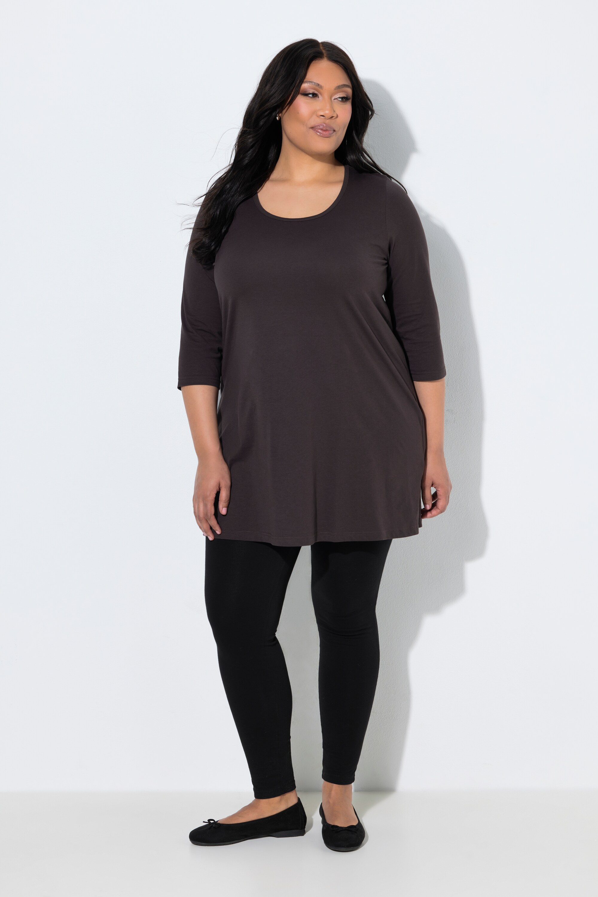 T-shirt long coupe évasée, ULLA POPKEN